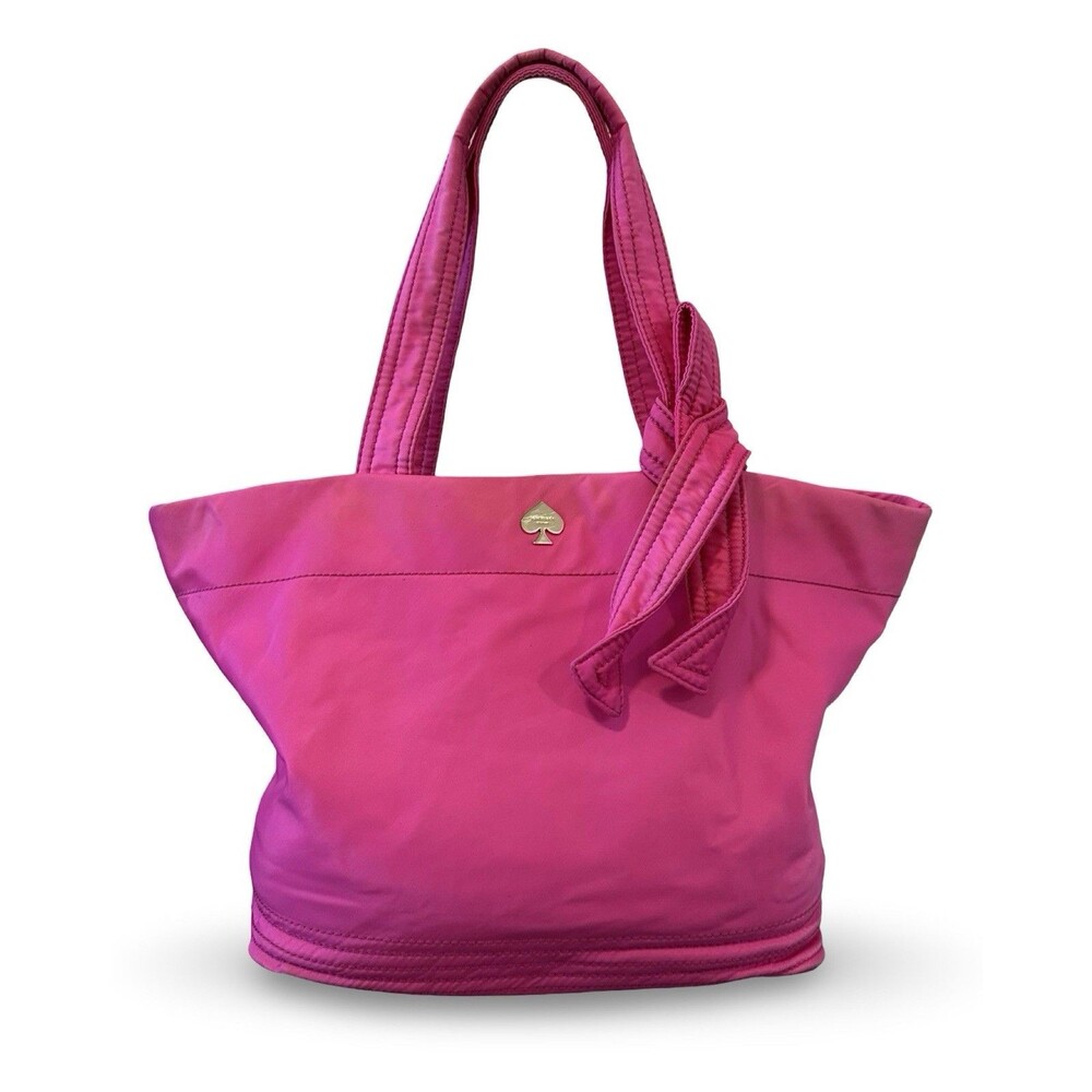 Kate Spade Tote Nylon Handbag Shoulder Purse Pink